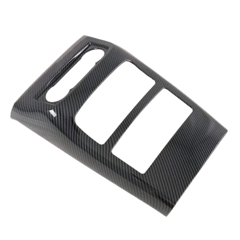 

Carbon Fiber Rear Air Conditioning Vent Outlet Anti-Kick Cover Trim Frame Fit for Ford Explorer 2020 Car Accessories