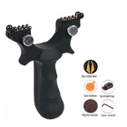 Рогатка полимерная высокомощная, Рогатка с плоской кожей, быстрое нажатие, профессиональная уличная игрушка для стрельбы, охоты, соревнований, Спортивная игрушка