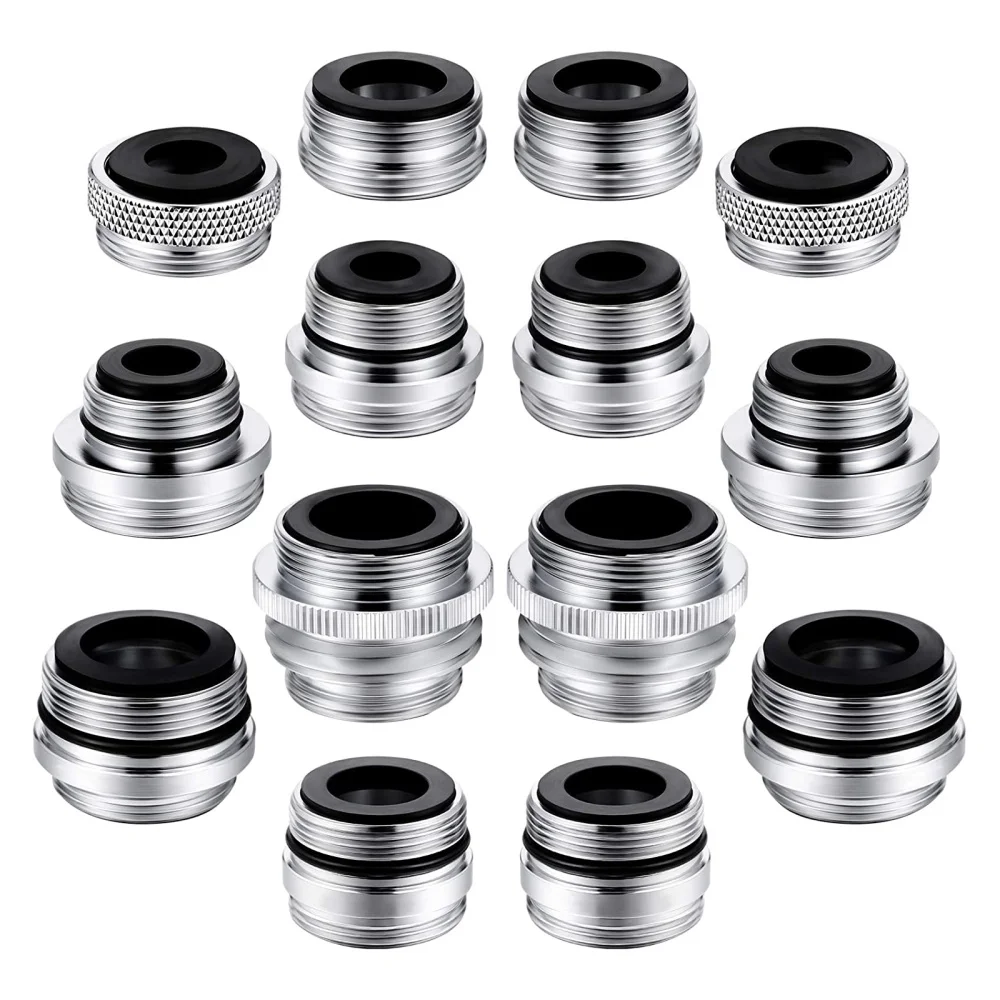 

2 Sets/14 Pcs Adapter Brass Adapter Set to Connect Water Filter