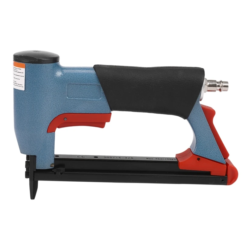 1/2 Inch Pneumatic Air Stapler Nailer Fine Tool For Furniture Blue 4-16Mm Woodworking Power To | Инструменты