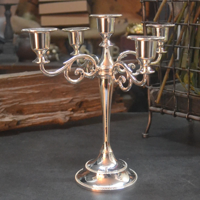 

Gold Candle Holders Wedding Centerpieces Creative Vintage Candlestick Pillar Nordic Style Mumluk Pillar Candle Holder AB50ZT