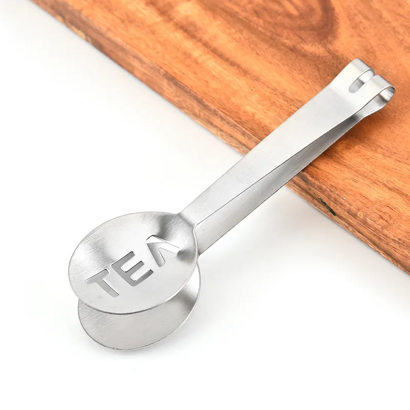 

Stainless Steel Food Tongs Thickened Lemon Ice Clip Creative Tea Clip Kitchen Tong Cooking Clip BBQ Clamp Salad Tools Teaware