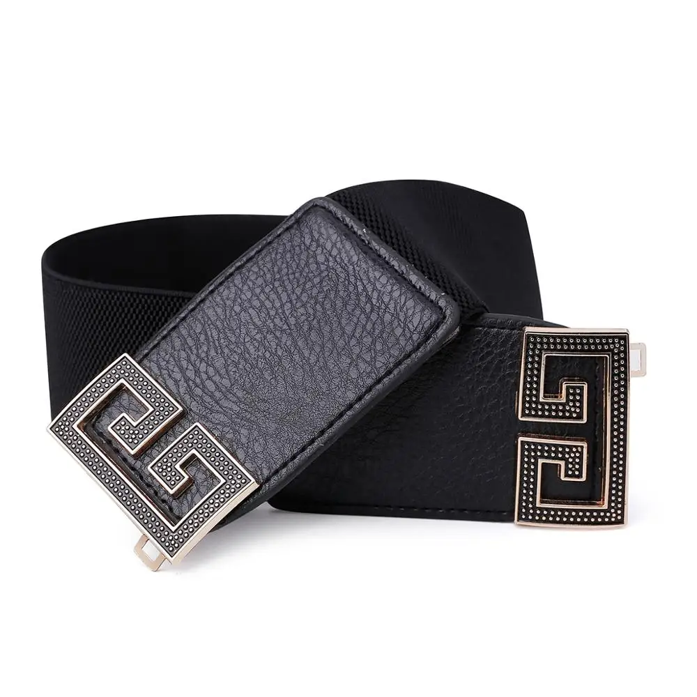 Женский масштабируемый ремень из искусственной кожи с подвесной пряжкой