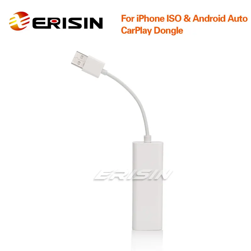 Erisin ES222 CarPlay Dongle USB Android автомобильный спутниковый навигатор зеркальный BT для iPhone