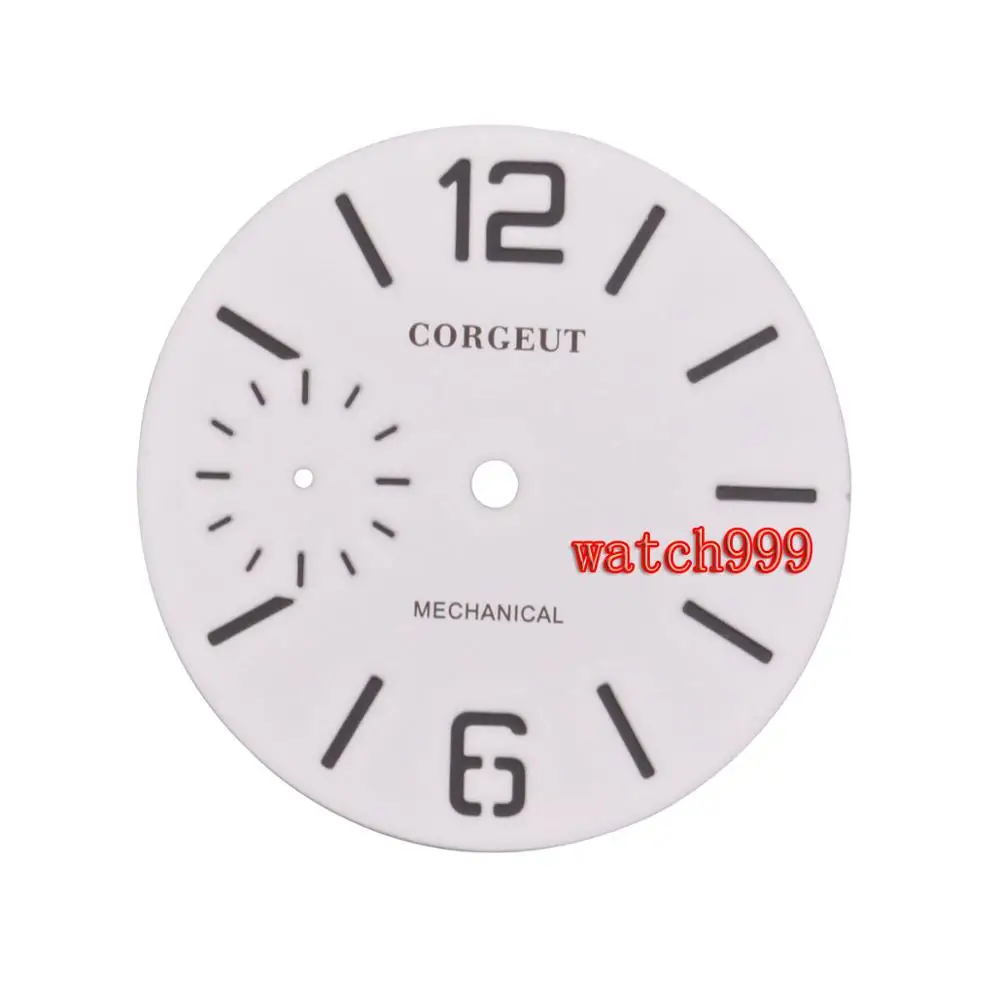 Шкала с оранжевыми цифрами 38 5 мм Черная/синяя/зеленая/белая для ETA 6497 ST3600 |