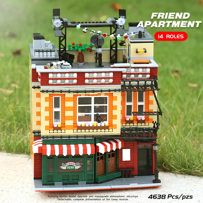 10189 Streetview строительные игрушки совместимы с MOC-34463 центральной Perk теорией