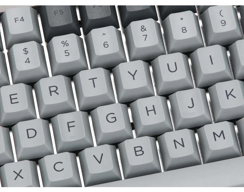 Цемент серый keycaps Вишневый профиль Dye-subbed145 ключи для Механическая клавиатура MX