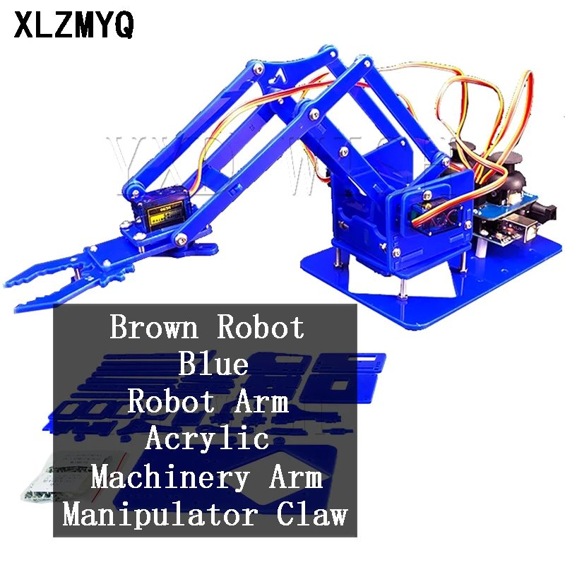

Набор для сборки акриловых манипуляторов для arduino
