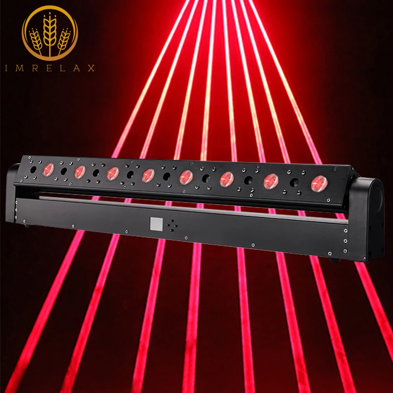 Быстро Скорость 8*3 Вт теплый белый светодиодный бар перемещение головы 500 МВт