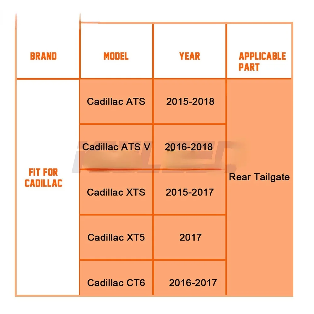 

Cadillac Rear lights LED Light emblem led light for Cadillac ATS ATSV XTS XT5 CT6 2015-2018