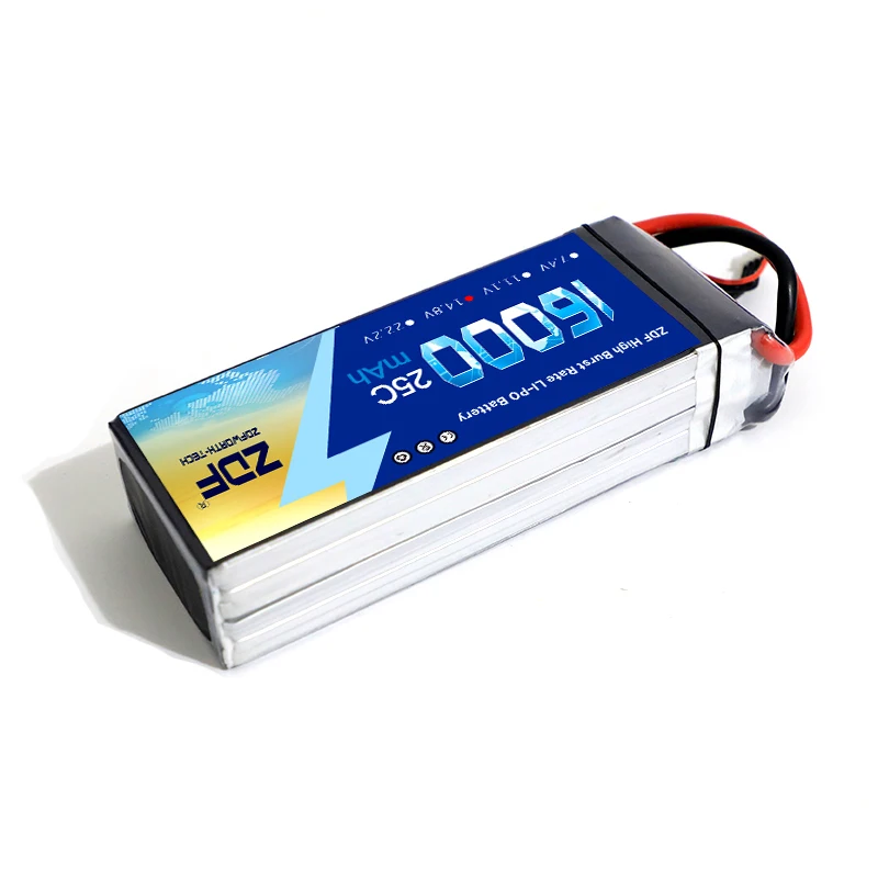 ZDF гарантия качества питания 4S 14,8 V 16000mah 25C Max 60C Lipo батарея для вертолета RC модели квадрокоптера самолета дрона автомобиля FPV