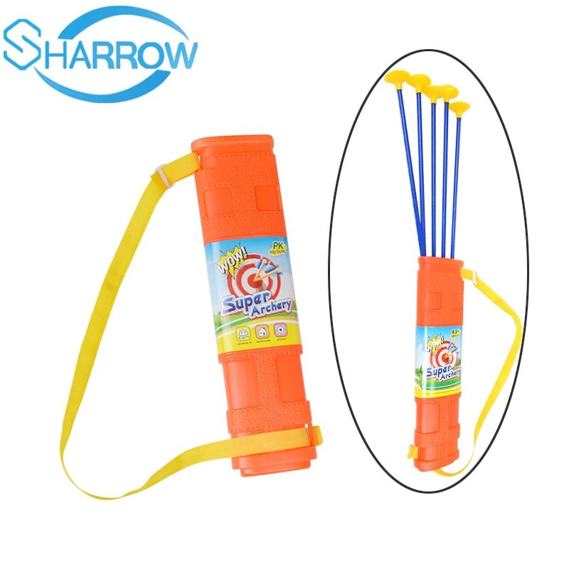 

A Set Child boy toy bow and Children's Arrow Quiver suit archery parent-child outdoor sports sucker arrow