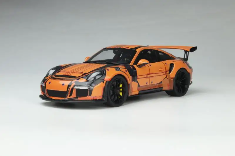 

Строительные блоки WTF 1:18 GT3 RS, живопись, модель автомобиля из смолы