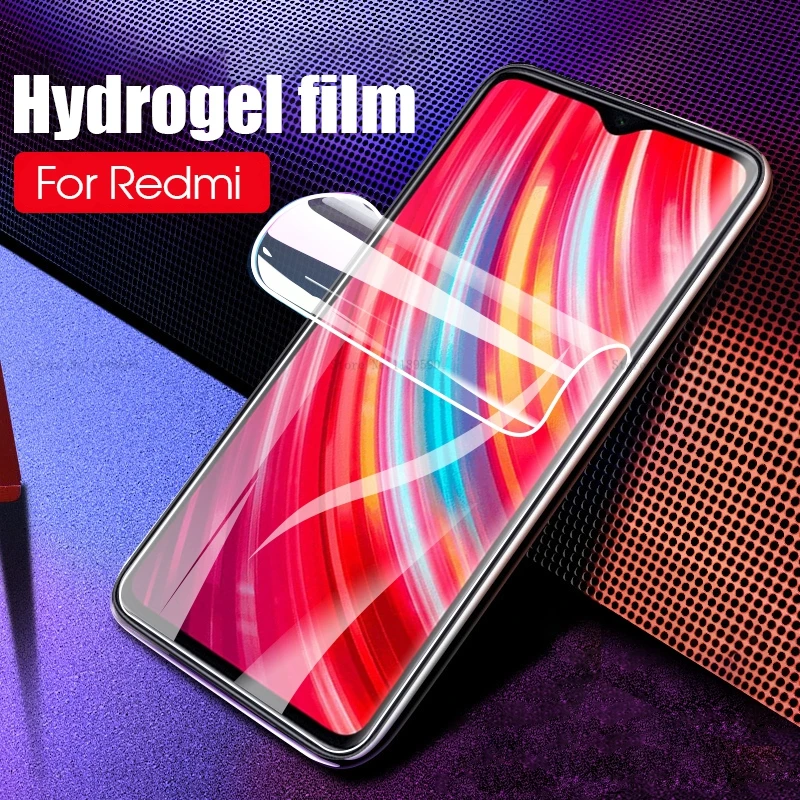 Мягкая Гидрогелевая пленка для Redmi Note 8 7 Pro полное покрытие Защита экрана Xiaomi Mi 9T 7A