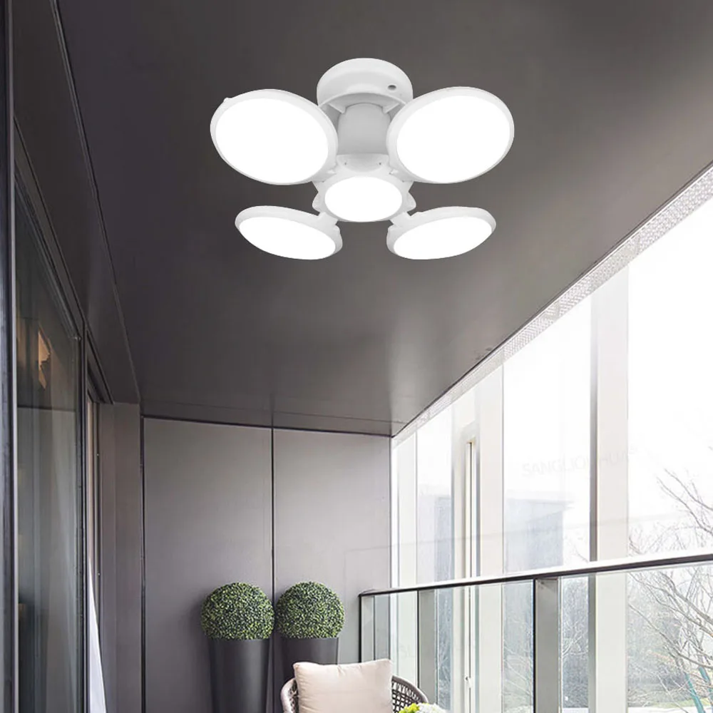 

LED Light Bulb E27 Folding Football Lighting Indoor 40W Industrial Garage Warehouse Workshop Restaurant SMD2835 Lamp AC220V 240V