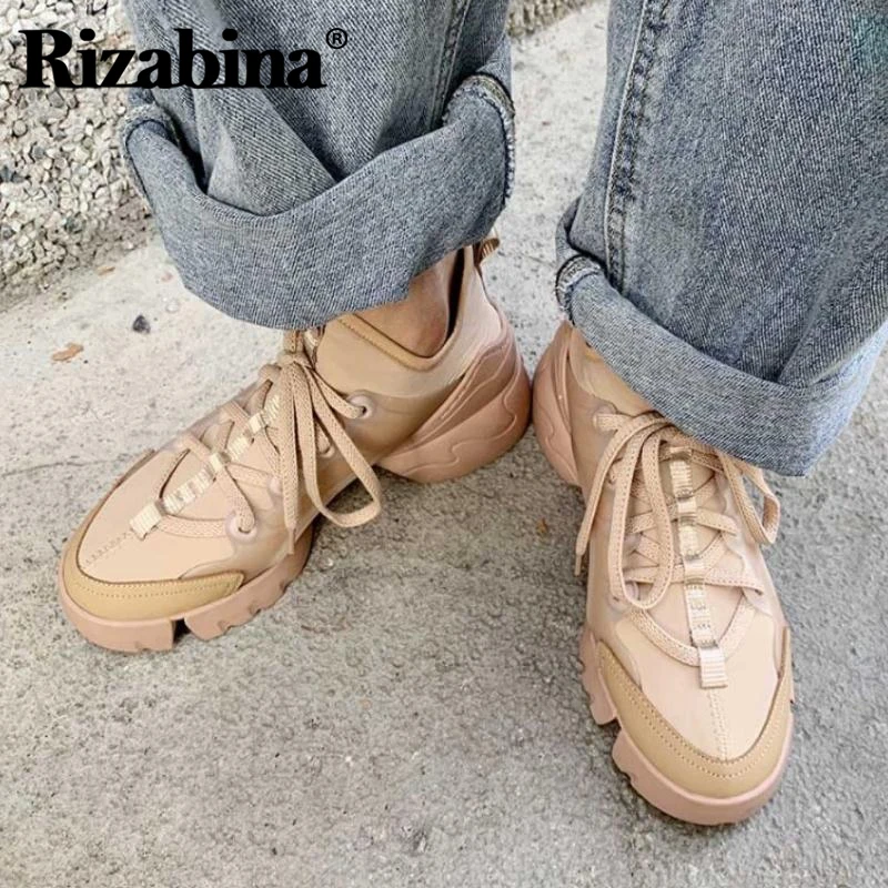 Женские кроссовки RIZABINA Повседневная Уличная обувь на плоской подошве брендовая