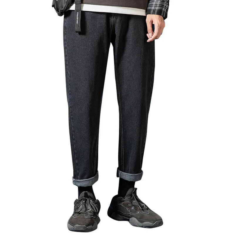 

Men's jeans autumn and winter new casual pants men's loose leg pants fashion brand pants men's clothing wholesale