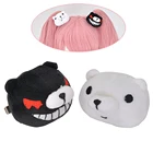 2021 плюшевая шпилька для волос в стиле аниме данганронпа Монокума, украшение для волос в виде медведя для косплея, милый головной убор для девочек, заколка для волос