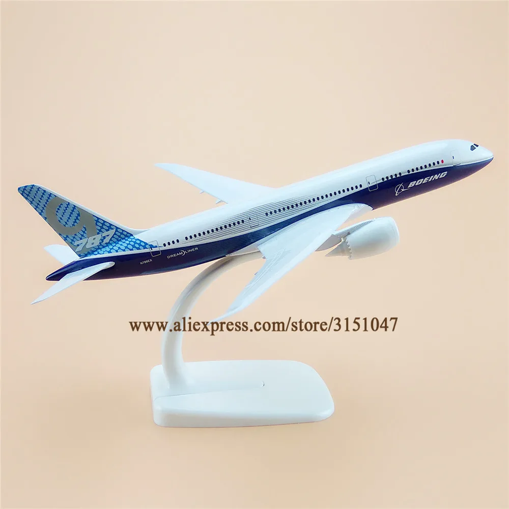 20 см воздушный прототип Boeing 787 B787 9 Airlines ProtoMech модель самолета из сплава металла