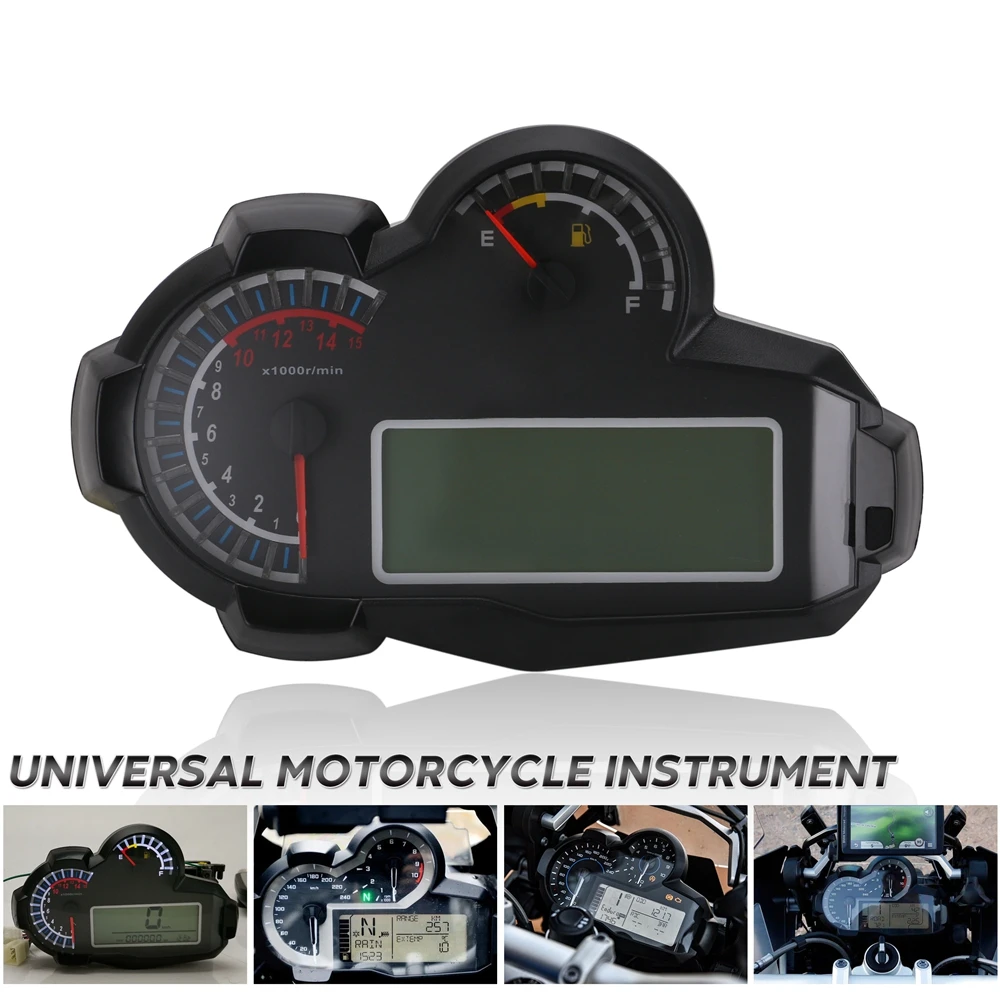 Универсальный цифровой одометр для мотоциклов с 2 4 цилиндрами 14000 об/мин