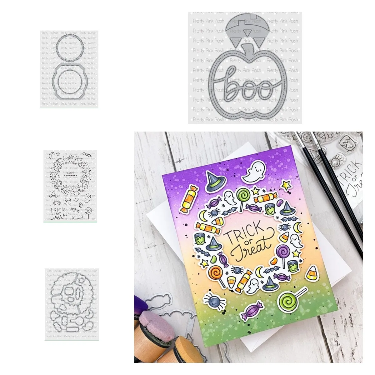 

2021 New Boo Shaker Clear Stamps Metal Cutting DiesScrapbook Diary Decoration Embossing Template DIY Greeting Card Handmade