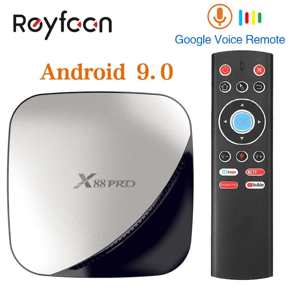 X88 PRO Android 9 0 Smart TV Box 4 ГБ 64 с двумя камерами процессор Rockchip RK3318 Octa Core 5G Wi Fi 4K HD декодер