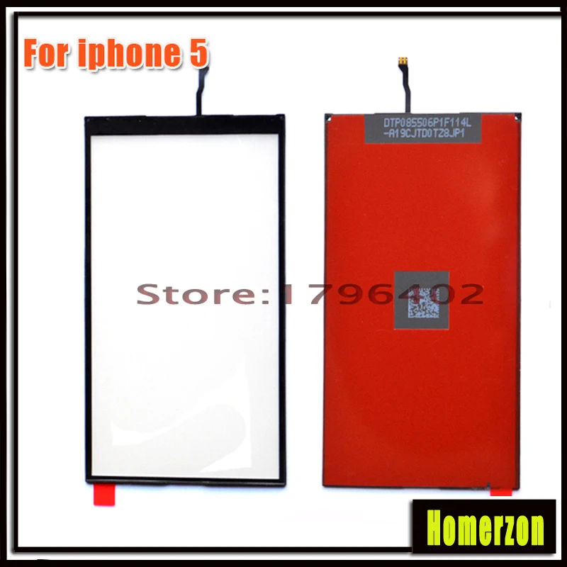 10 шт. оригинальная световая пленка ЖК-дисплей подсветка для iPhone 5 5s 6G 6plus 7G 7P 8G 8Plus