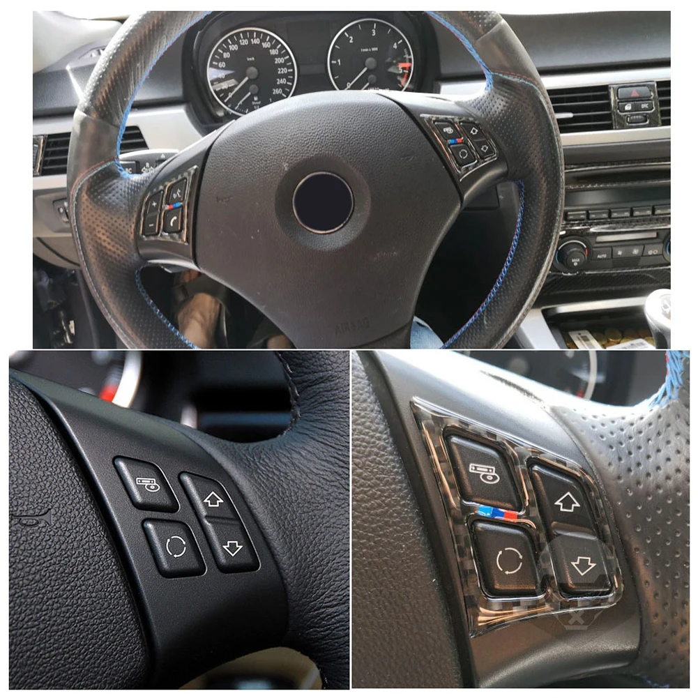 

Наклейки на руль из углеродного волокна, для BMW E92 M3 2007-2013