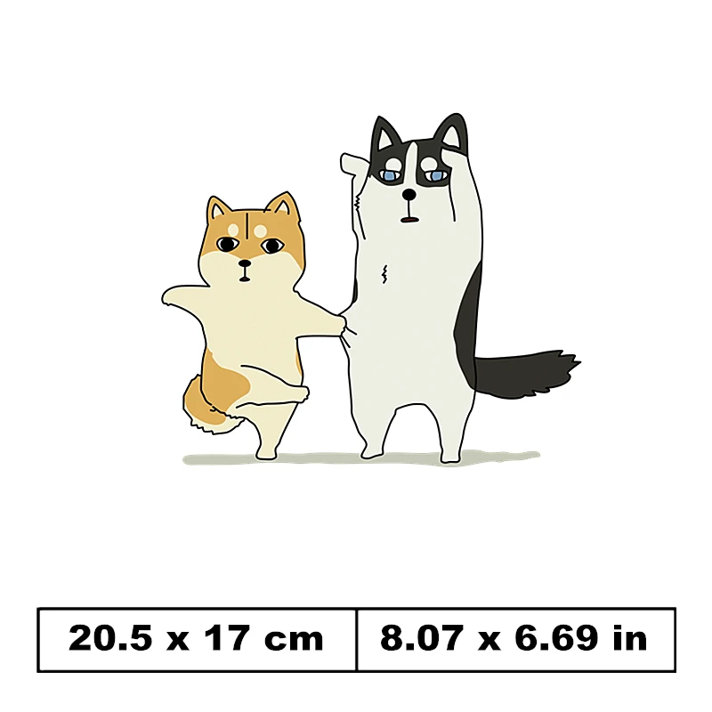 2020 модные милых щеночков нашивки в форме собак красочные наклейки животных