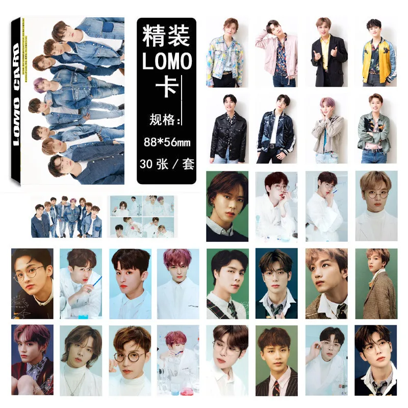 

Фотоальбом Kpop NCT Lomo Card HD 30 шт./компл., фотооткрытка для поклонников, подарки