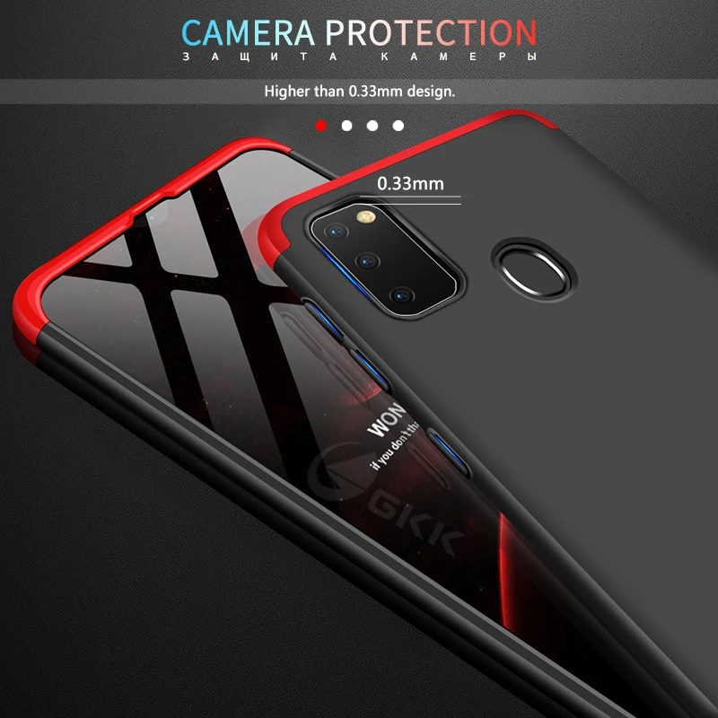 GKK Роскошный чехол для samsung M30s чехол 3 в 1 полная защита противоударный Матовый Жесткий чехол для samsung Galaxy M30s Coque Fundas