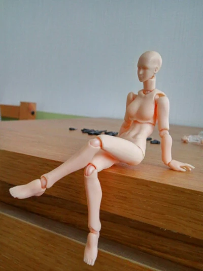 

13cm Action Figure Toys Artist Movable Male Female Joint figure PVC body figures Model Mannequin bjd Art Sketch Draw figurine