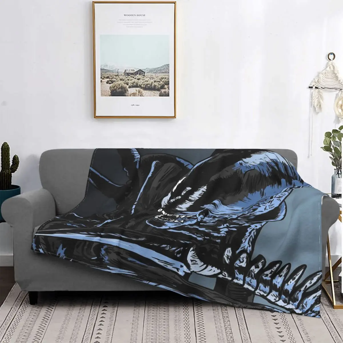 

Xenomorph Blanket Bedspread Bed Plaid Blanket Beach Blanket Thermal Blanket Bed Linen Cotton