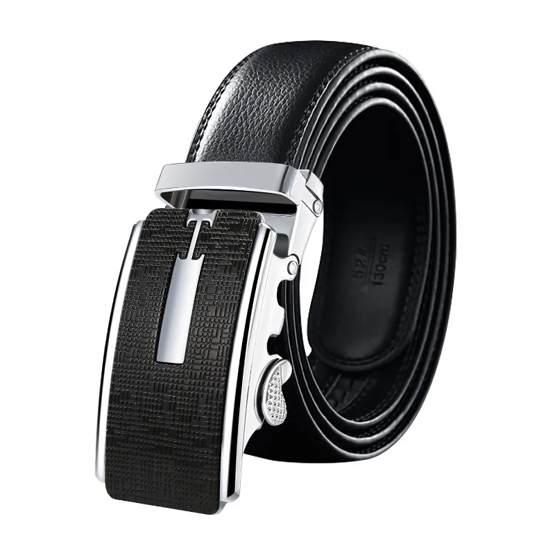 TJ-TingJun ремень мужской Модный корейский деловой из коровьей кожи с автоматической