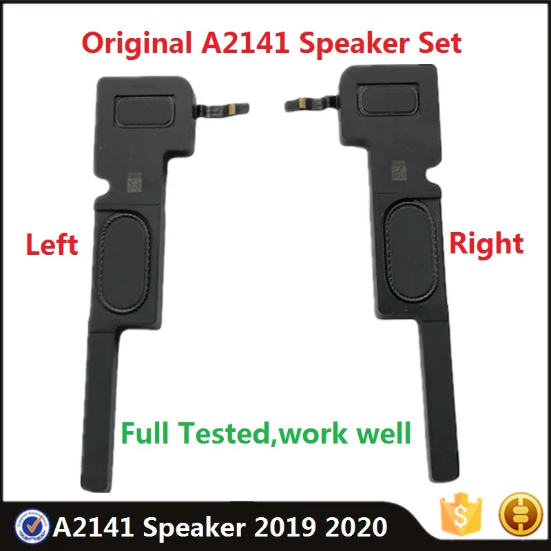 

Original A2141 Speaker Left and Right Set Kit for MacBook Pro 16" A2141 Late 2019 Mid 2020 Built-in Internal Loudspeaker Tested