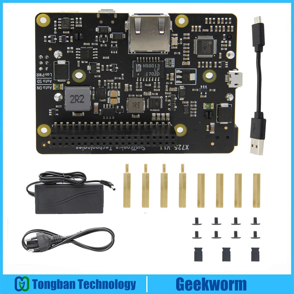 Плата расширения Raspberry Pi 4B X725 для управления питанием макс. мощность 18650 5 1 в 8 А В 4