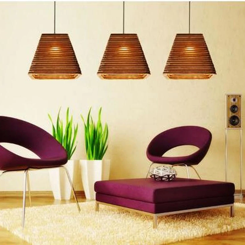 Творческий Honeycomb Бумага светодиодные подвесные светильники с зажимным