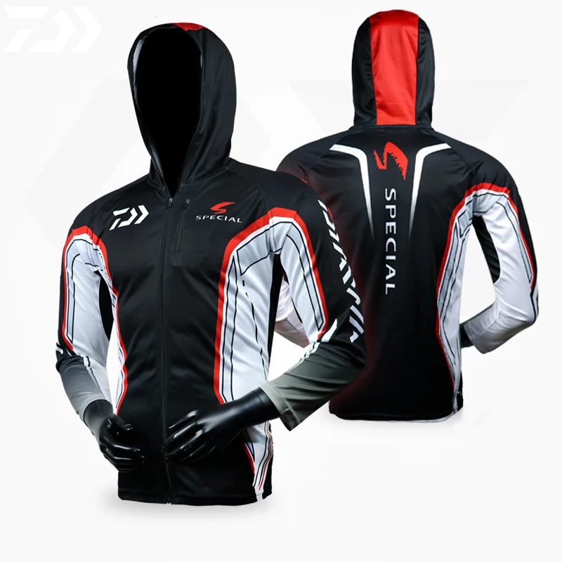 2020 Dawa рыболовство рубашка мужская брендовая спортивная одежда дышащая