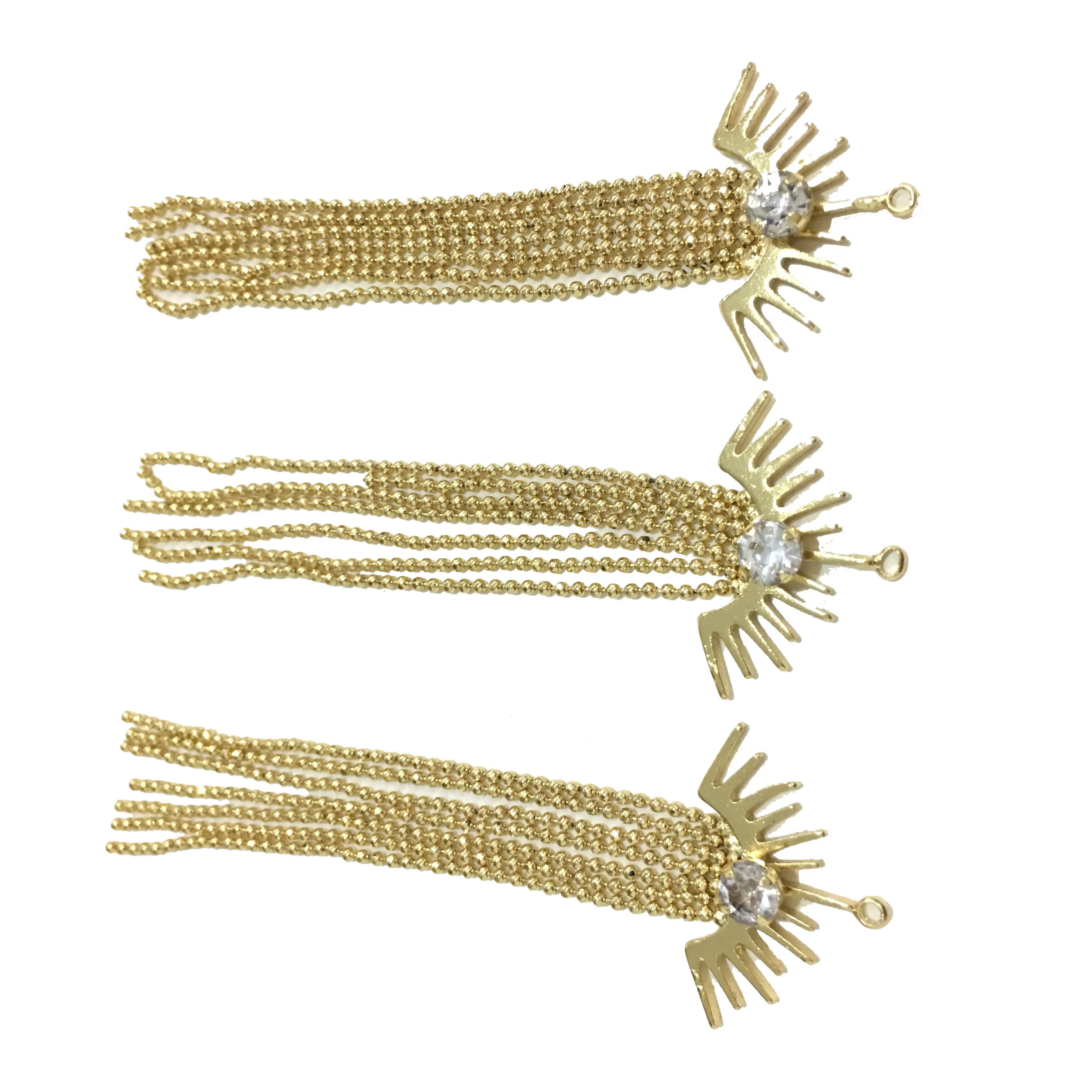 20x74 мм золото Цвет латунь цепь кисточкой амулеты подвески расходных материалов