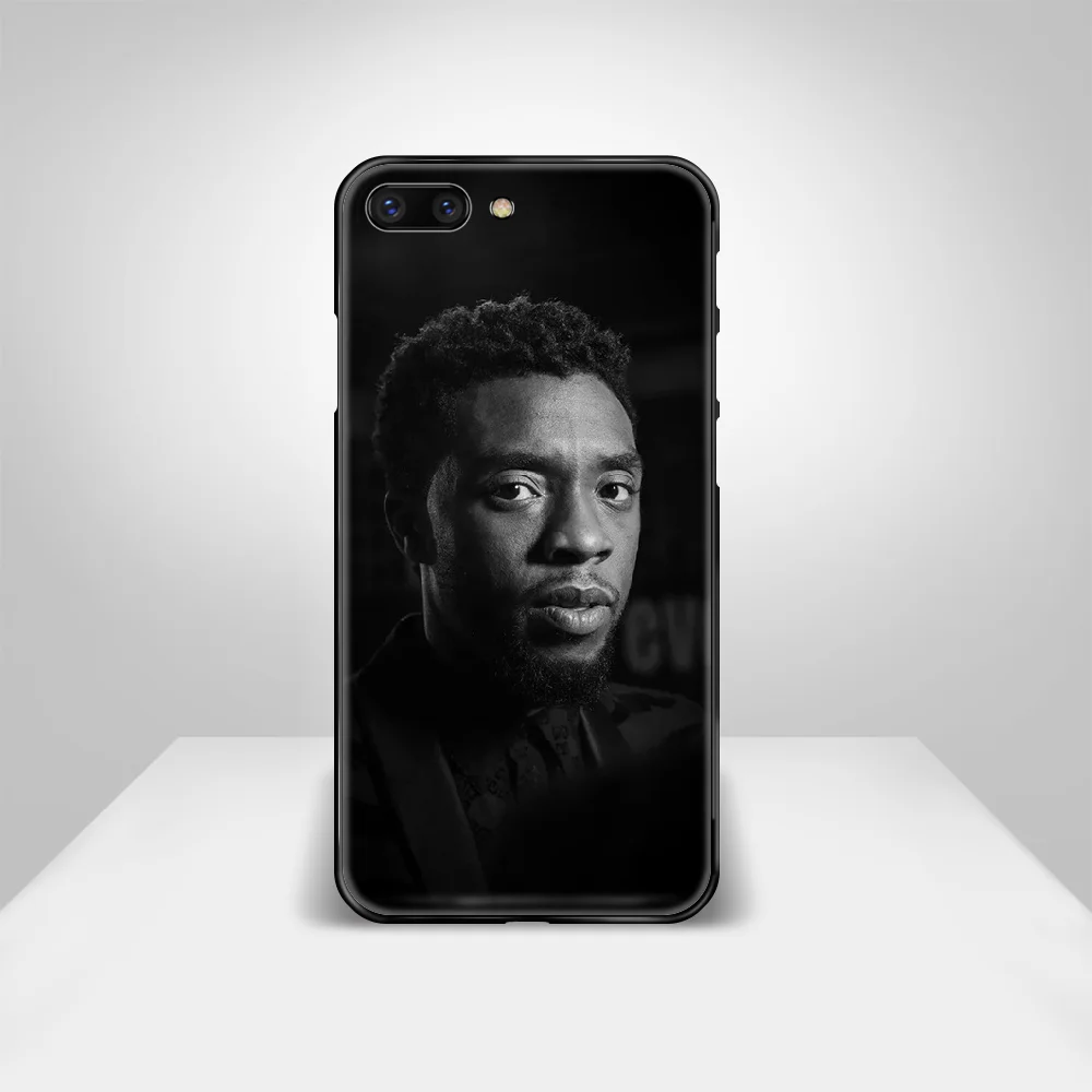 

Chadwick Boseman Phone Case Cover Hull For iphone 5 5s se 2 6 6s 7 8 plus X XS XR 11 PRO MAX black coque 3D cell cover silicone