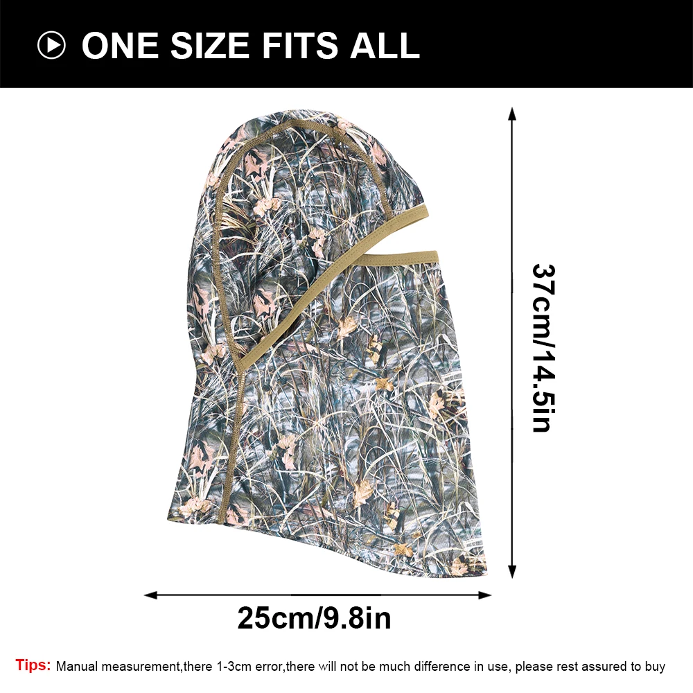 

Camouflage Tactical Balaclava Military Hats Face Mask Cover Army Combat Windproof Bicycle Helmet Liner Cap Full Head Shield Men