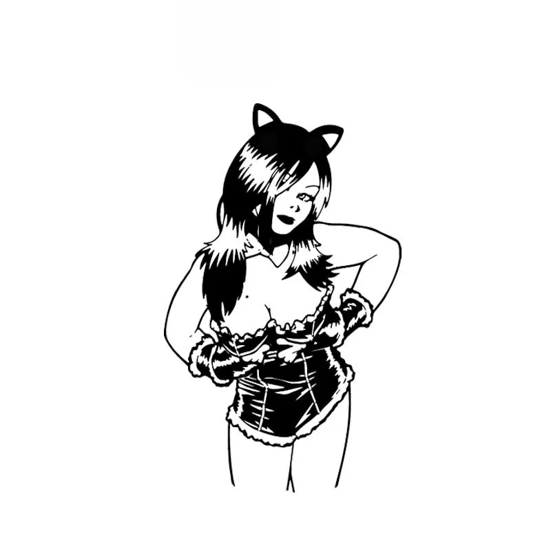 Стикер для автомобиля Bad Cat Соблазнительная Сексуальная Дамская мода стильные