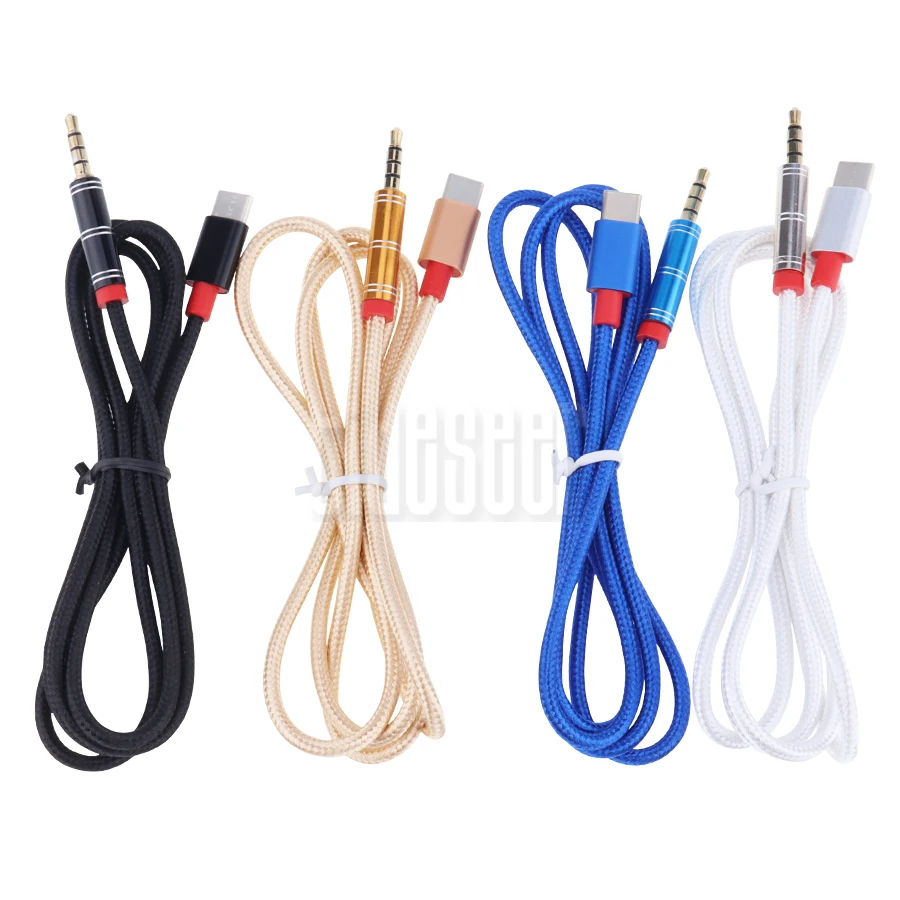 

Type C to 3.5mm Headphone Jack 3.5 AUX USB-C Cable for Huawei Oneplus Xiaomi Samsung Audio Type-C Adapter 500pcs