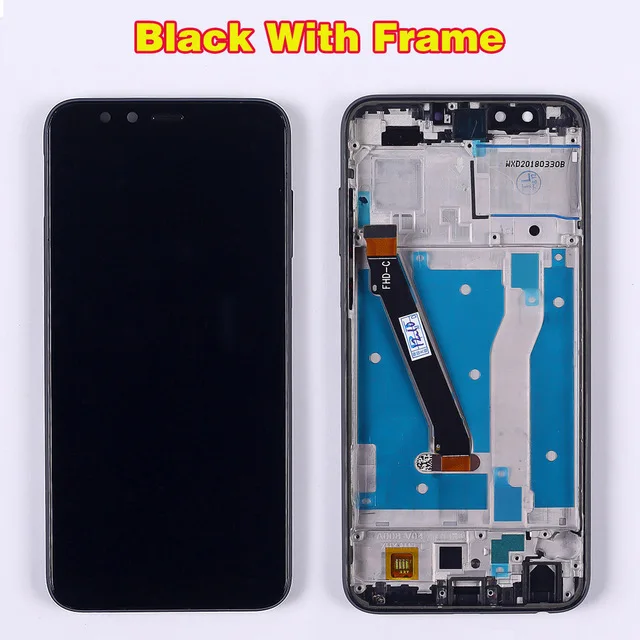 Black With Frame Протестированный 5,65 дюймовый сенсорный экран для huawei Honor 9 lite ЖК-дисплей дигитайзер сборка рамка с бесплатными инструментами стеклянная пленка - Цвет: Black With Frame