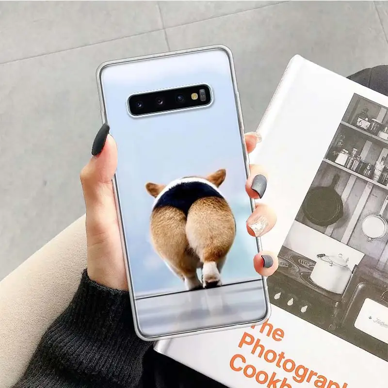 Милый чехол Corgi Dog для Samsung Galaxy A50 A70 A40 A30 A20E A10S Note 20 Ultra 10 Lite 9 8 A6 A7 A8 A9 Plus | Мобильные