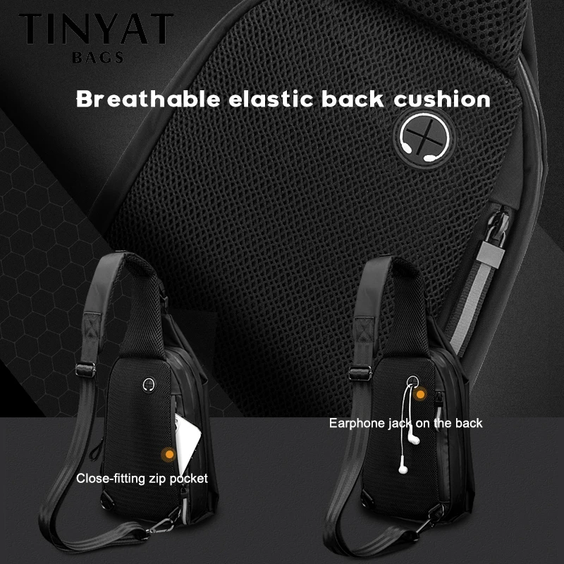 

Men Business Chest Bag travel Shoulder Bag sports Motorcycle bag Anti-theft Crossbody Bags Messenger Bag Breast Package