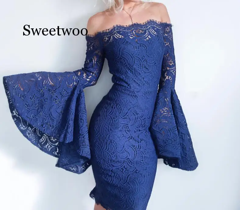 Новый 2020 на лето и весну сексуальное платье с открытыми плечами белое кружевное