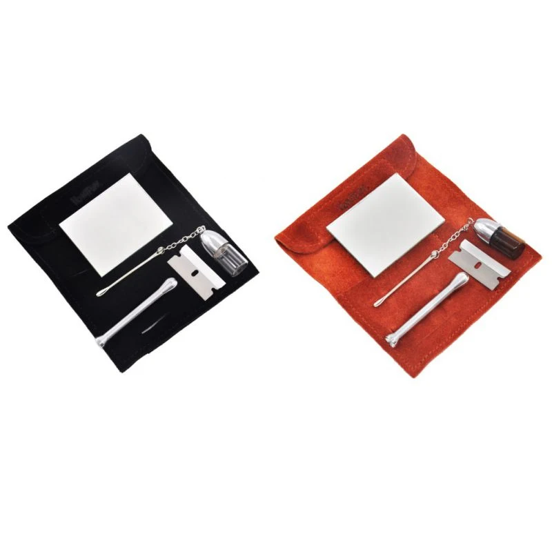 Натуральная кожа Портативный мешок для табачных мешков табак пуля Snorter