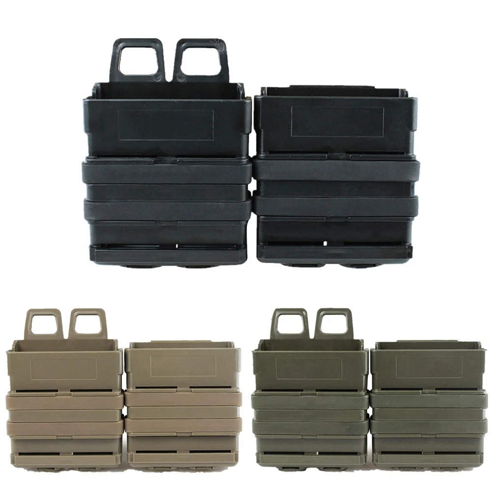 

Military Airsoft Heavy 7.62 Double Fast Mag Holder Molle Clip AK M4 Pistol Rifle Magazine Pouch Tactical Hunting FastMag Pouches