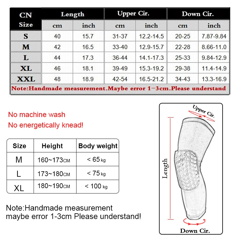 

1 pair Honeycomb Basketball Knee pads Breathable Basketball Shooting Bumper support Brace Kneelet Protective rodilleras dizlik